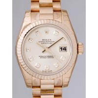 ロレックススーパーコピー ROLEX パーペチュアル デイトジャスト レディース 179175G プレジデントブレス ピンク
