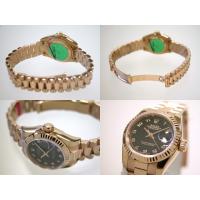 ロレックススーパーコピー ROLEX パーペチュアル デイトジャスト レディース 179175 プレジデントブレス ブラックアラビア