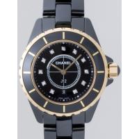 シャネルスーパーコピー j12 H2543 33mm ブラックセラミックブレス 11Ｐダイヤ ピンクゴールドコンビ ブラック