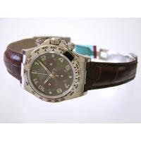 ロレックスコピー ROLEX デイトナ 116519 茶皮 グレーアラビア 自動巻
