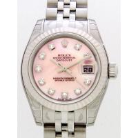 ロレックススーパーコピー ROLEX パーペチュアル デイトジャスト レディース 179174NG ピンクシェル