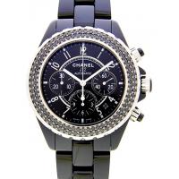 シャネルスーパーコピー j12 H1419 41mm クロノグラフ ブラックセラミックブレス ベゼルブラックダイヤ ブラック