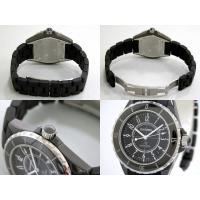 シャネルスーパーコピー CHANEL j12 H0684 38mm ブラックラバーブレス ブラック 自動巻