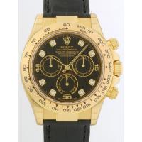 ロレックススーパーコピー ROLEX デイトナ 116518G 黒皮 ブラック