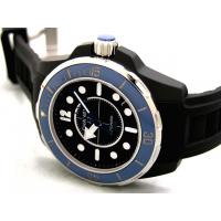 シャネルスーパーコピー j12 マリーン 38mm H2561 ブラックセラミック ブラックラバー ブルーベゼル ブラック