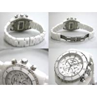 シャネルスーパーコピー j12 H2009 41mm クロノグラフ 9Pダイヤ ホワイトセラミックブレス ホワイト