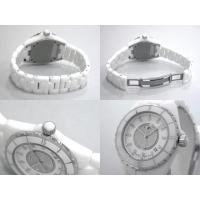 シャネルスーパーコピー j12 H1759 38mm ホワイトセラミックブレス 12Pダイヤ 文字盤センターダイヤ