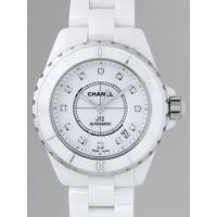 シャネルスーパーコピー j12 H1629 38mm ホワイトセラミックブレス 12Pダイヤ ホワイト 自動巻