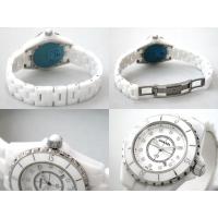 シャネルスーパーコピー j12 H1628 33mm ホワイトセラミックブレス 12Pダイヤ ホワイト