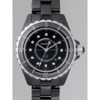 シャネルスーパーコピー j12 H1625 33mm ブラックセラミックブレス １２Ｐダイヤ ブラック