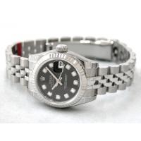 ロレックススーパーコピー ROLEX パーペチュアル デイトジャスト レディース 179174G ブラック
