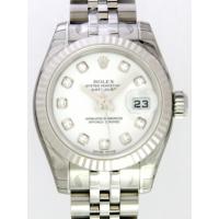 ロレックススーパーコピー ROLEX パーペチュアル デイトジャスト レディース 179174G ホワイト