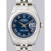 ロレックススーパーコピー ROLEX パーペチュアル デイトジャスト レディース 179174 ブルーローマ