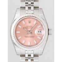 ロレックススーパーコピー ROLEX パーペチュアル デイトジャスト レディース 179174 ピンクバー