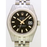 ロレックススーパーコピー ROLEX パーペチュアル デイトジャスト レディース 179174 ブラックバー