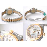 ロレックススーパーコピー ROLEX パーペチュアル デイトジャスト レディース 179173NR ブラックシェルローマ