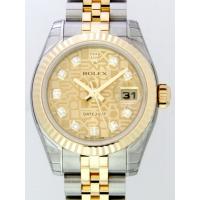 ロレックススーパーコピー ROLEX パーペチュアル デイトジャスト レディース 179173J シャンパンコンピューター