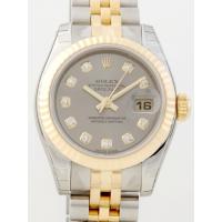 ロレックススーパーコピー ROLEX パーペチュアル デイトジャスト レディース 179173G グレー