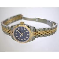 ロレックススーパーコピー ROLEX パーペチュアル デイトジャスト レディース 179173G ブルー
