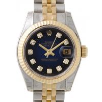 ロレックススーパーコピー ROLEX パーペチュアル デイトジャスト レディース 179173G ブルーグラデーション
