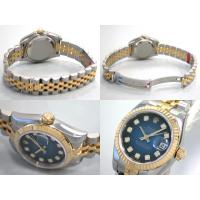 ロレックススーパーコピー ROLEX パーペチュアル デイトジャスト レディース 179173G ブルーグラデーション