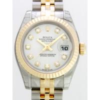 ロレックススーパーコピー ROLEX パーペチュアル デイトジャスト レディース 179173G ホワイト
