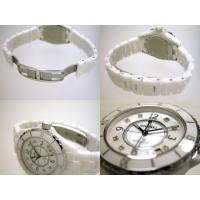 シャネルスーパーコピー j12 H0970 38mm ホワイトセラミックブレス 8Pダイヤホワイトシェルアフター ホワイトシェル
