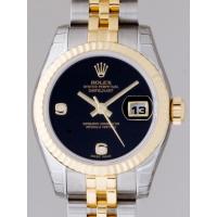 ロレックススーパーコピー ROLEX パーペチュアル デイトジャスト レディース 179173 2BR オニキス