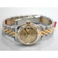 ロレックススーパーコピー ROLEX パーペチュアル デイトジャスト レディース 179173 シャンパンサンビームローマ