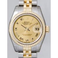 ロレックススーパーコピー ROLEX パーペチュアル デイトジャスト レディース 179173 シャンパンサンビームローマ