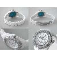 シャネルスーパーコピー j12 H1628 33mm ホワイトセラミックブレス 12Pダイヤ ベゼルダイヤアフター ホワイト