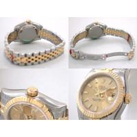 ロレックススーパーコピー ROLEX パーペチュアル デイトジャスト レディース 179173 シャンパンバー