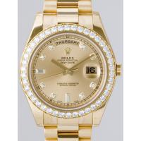 ロレックススーパーコピー ROLEX デイデイトII 218348A01 プレジデントブレス シャンパン