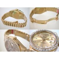 ロレックススーパーコピー ROLEX デイデイトII 218348A01 プレジデントブレス シャンパン