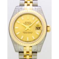 ロレックススーパーコピー ROLEX パーペチュアル デイトジャスト レディース 179173 シャンパンバー