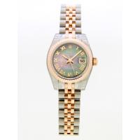 ロレックススーパーコピー ROLEX パーペチュアル デイトジャスト レディース 179171NR ブラックシェルローマ