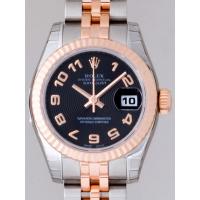 ロレックススーパーコピー ROLEX パーペチュアル デイトジャスト レディース 179171 ブラックコンセントリックアラビア