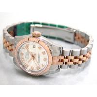 ロレックススーパーコピー ROLEX パーペチュアル デイトジャスト レディース 179171 シルバーコンセントリックアラビア