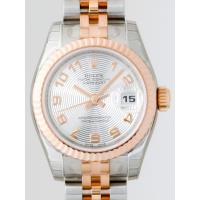 ロレックススーパーコピー ROLEX パーペチュアル デイトジャスト レディース 179171 シルバーコンセントリックアラビア