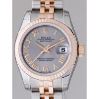ロレックススーパーコピー ROLEX パーペチュアル デイトジャスト レディース 179171 グレーローマ