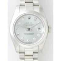 ロレックススーパーコピー ROLEX パーペチュアル デイトジャスト レディース 179166G アイスブルー