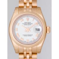 ロレックススーパーコピー ROLEX パーペチュアル デイトジャスト レディース 179165 ジュビリーブレス ホワイトローマ