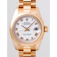ロレックススーパーコピー ROLEX パーペチュアル デイトジャスト レディース 179165 プレジデントブレス ホワイトローマ