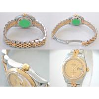 ロレックススーパーコピー ROLEX パーペチュアル デイトジャスト レディース 179163 2B ジュビリーブレス 2Pダイヤ ゴールドダストアラビア