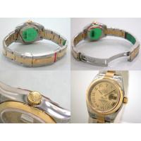 ロレックススーパーコピー ROLEX パーペチュアル デイトジャスト レディース 179163 オイスターブレス シャンパンサンビームローマ