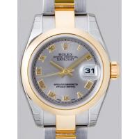 ロレックススーパーコピー ROLEX パーペチュアル デイトジャスト レディース 179163 オイスターブレス グレーローマ