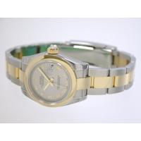 ロレックススーパーコピー ROLEX パーペチュアル デイトジャスト レディース 179163 オイスターブレス グレーローマ