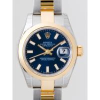 ロレックススーパーコピー ROLEX パーペチュアル デイトジャスト レディース 179163 オイスターブレス ブルーバー