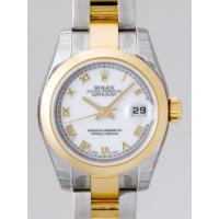 ロレックススーパーコピー ROLEX パーペチュアル デイトジャスト レディース 179163 オイスターブレス ホワイトローマ
