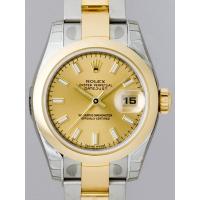 ロレックススーパーコピー ROLEX パーペチュアル デイトジャスト レディース 179163 オイスターブレス シャンパン